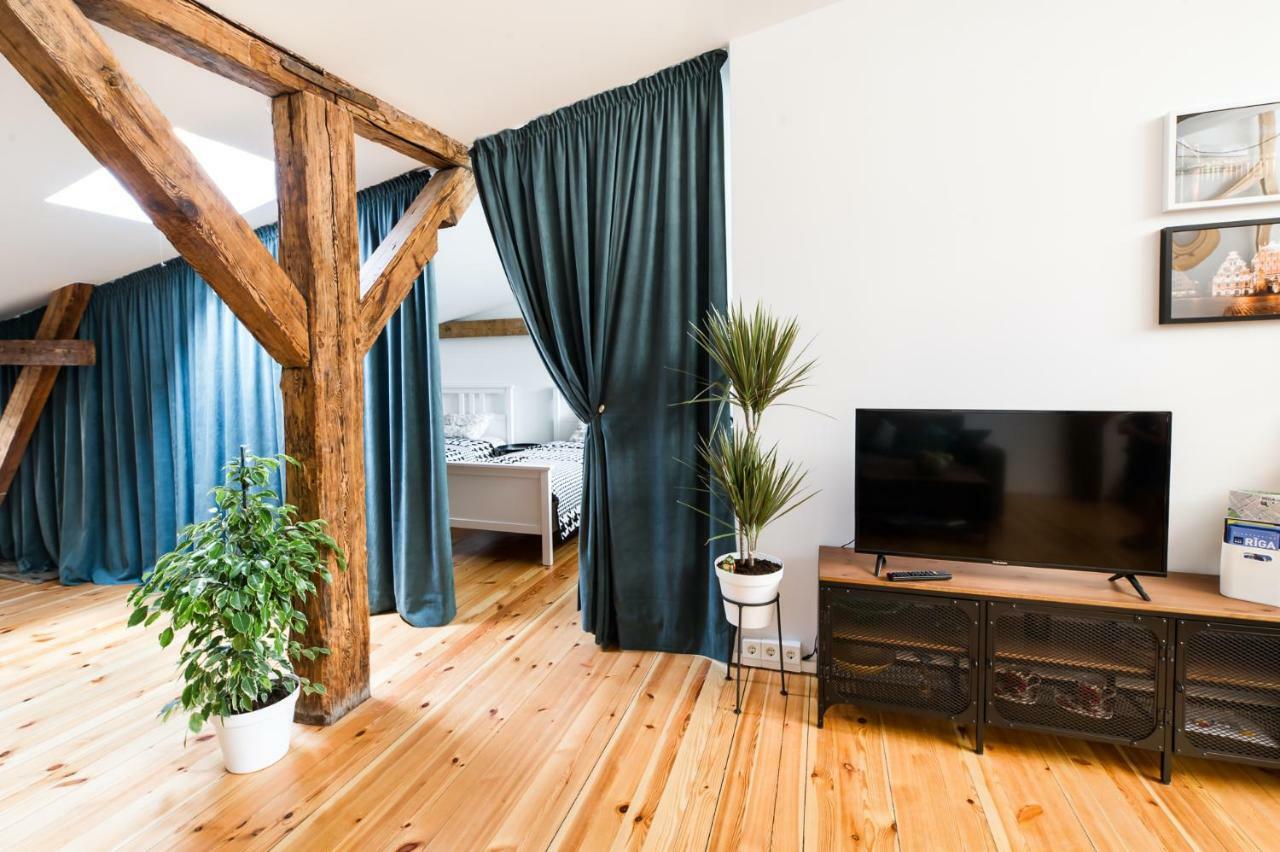 Cozy Studio Mansard Riga Old Town Aptartment, Ac Exteriör bild